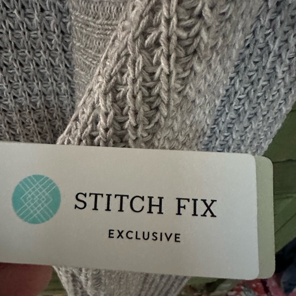 RD Style Heather Gray Knit Cardigan Stitch Fix - Picture 3 of 6